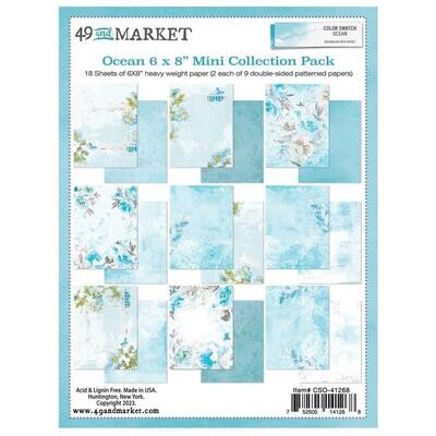 49 & Market -Colour Swatch - Ocean Collection - 6" x 8" Paper Pack - CSO41268 - 18 sheets