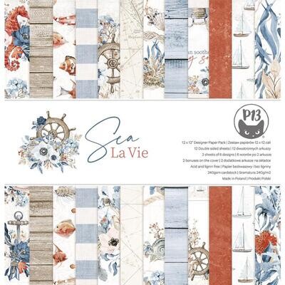 P13 - Sea La Vie Collection - 12 x 12 Paper Pack - P13SLV08 - 12 Sheets