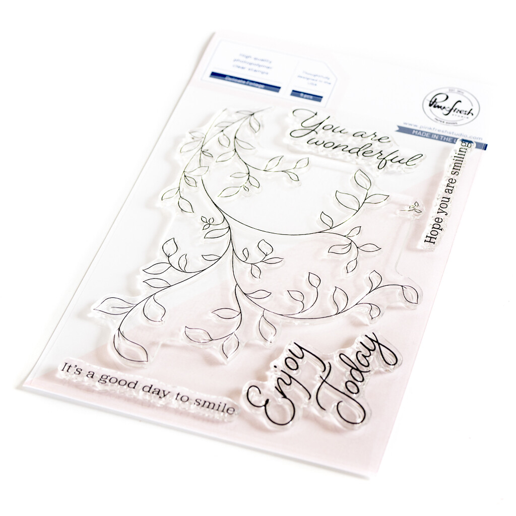PinkFresh Studio - Clear Stamp - Delicate Foliage - 4&quot; x 6&quot; - 196923