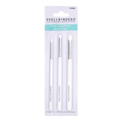 Spellbinders Paper Arts - Blending Brush Set - T045 - White - Set of 3
