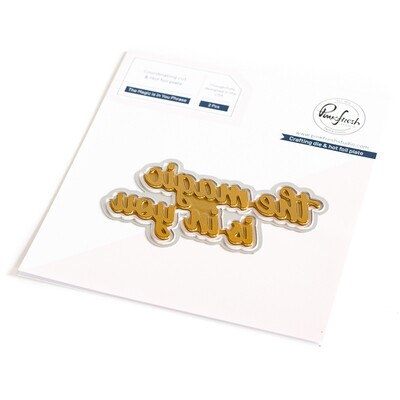 PinkFresh Studio -  The Magic Is In You - Hot Foil Plate &amp; Die Set - 190823- 2pcs