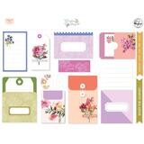 PinkFresh Studio - Garden Bouquet Collection - Journaling Bits - 198023 - 14 pcs