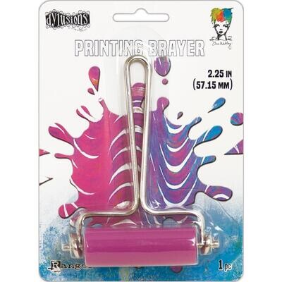 Ranger - Dina Wakley - Gel Plate Press Brayer - Small - 2.25&quot; (57.15mm) - JET59998