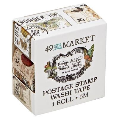 49 & Market - Vintage Artistry - Nature Study Collection - Washi Tape - Postage - 49NS 23282 - 5 mtrs
