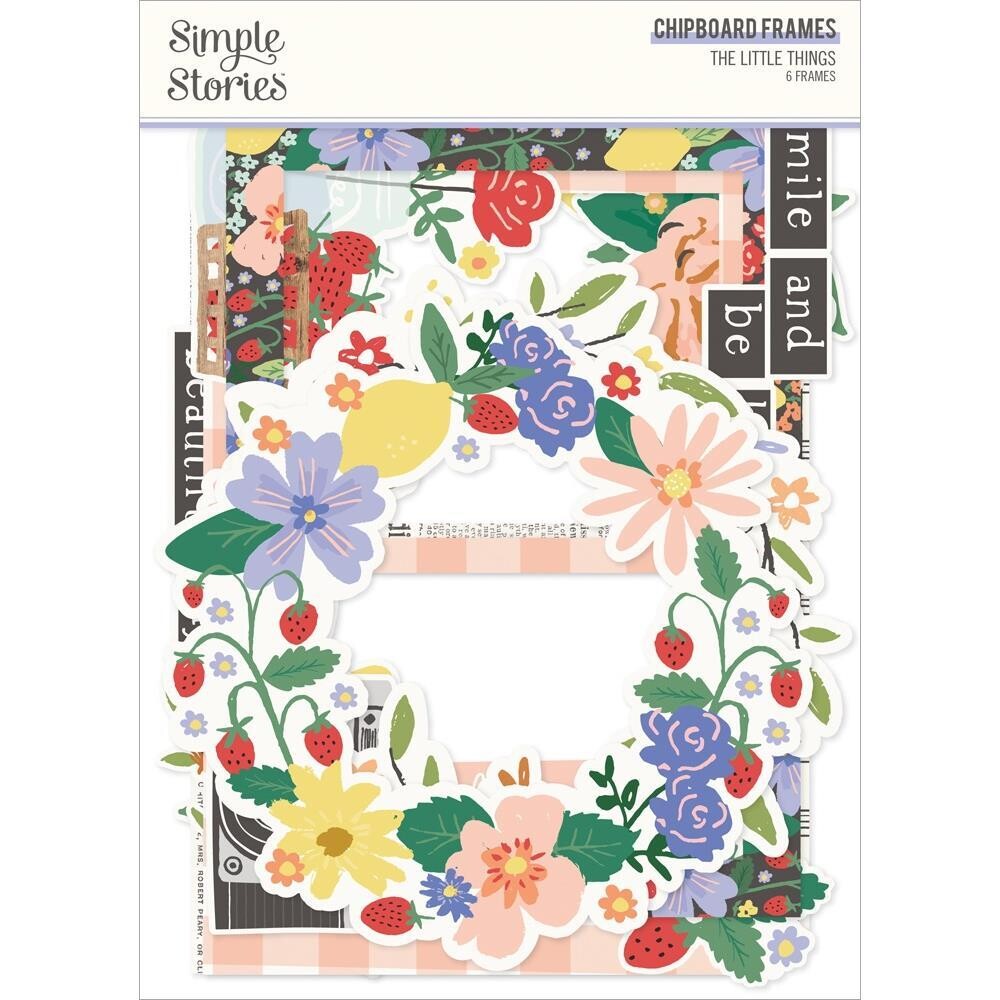 Simple Stories - The Little Things Collection - Chipboard Frames - TLT20222 - 6pcs