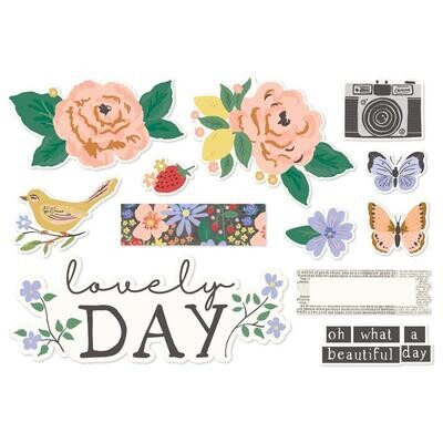 Simple Stories - The Little Things Collection - Page Pieces - TLT20228- 12pcs