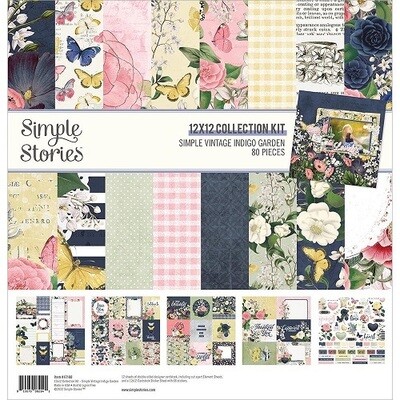 Simple Vintage Indigo Garden Collection