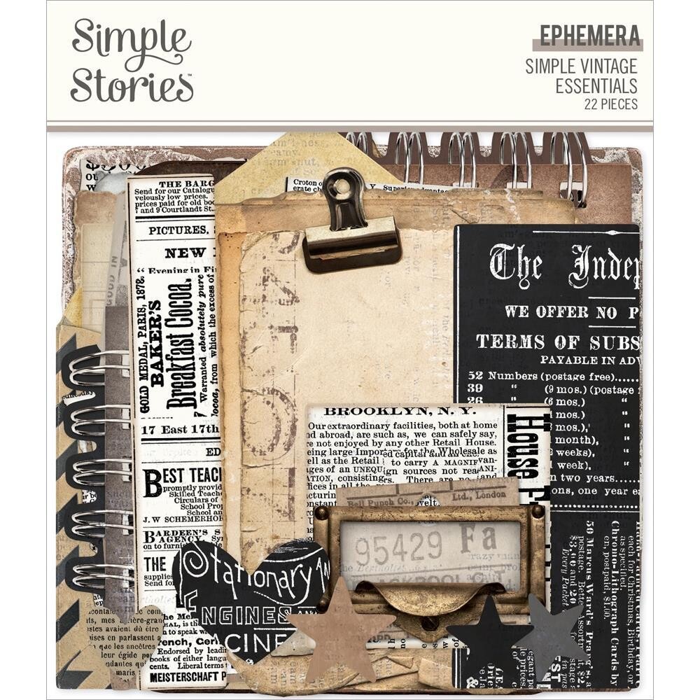 Simple Stories - Simple Vintage Essentials Collection - Ephemera - SVE20419 22 pcs