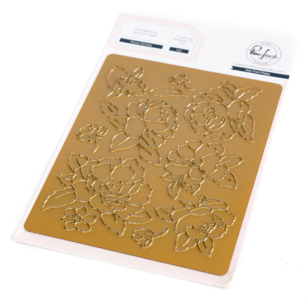 PinkFresh Studio - Peony Fantasy - Hot Foil Plate - 153822