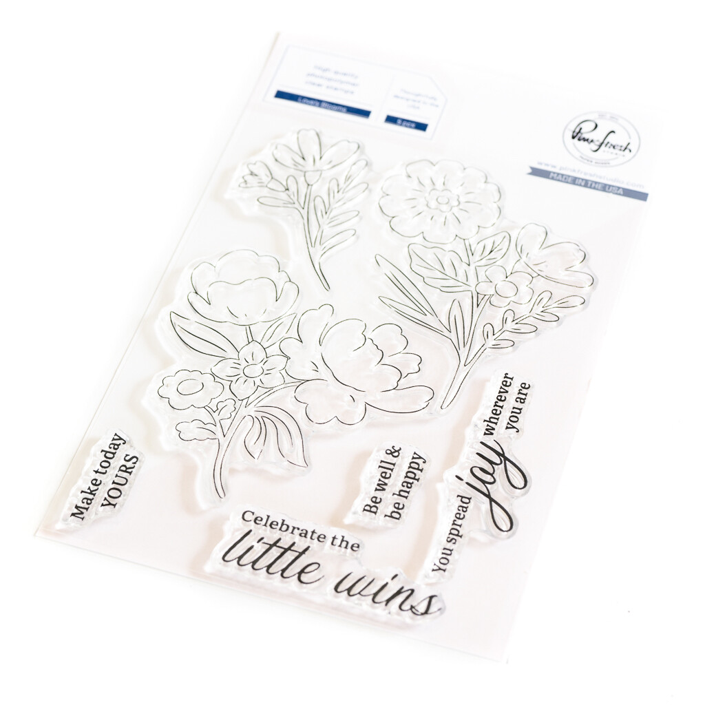 PinkFresh Studio - Clear Stamp - Lovely Blooms - 4&quot; x 6&quot; - 207723