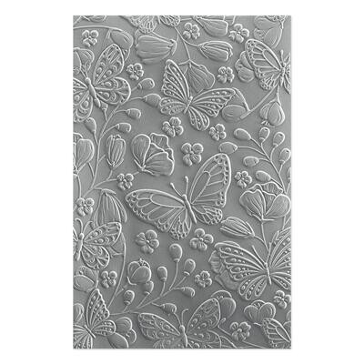 Spellbinders Paper Arts - 3D Embossing Folder - Beautiful Butterflies - 5.5" x 8.5" - E3D-055