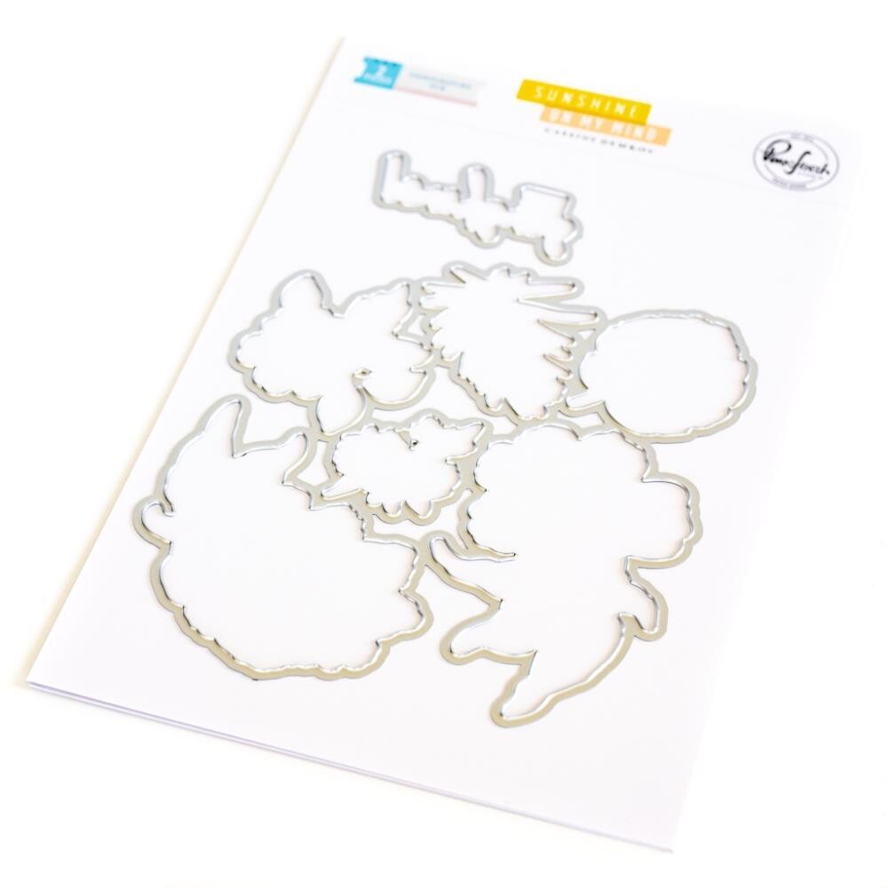 PinkFresh Studio - Sunshine On My Mind Collection - Die Set  - 157423 - 2 pcs