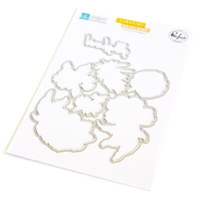 PinkFresh Studio - Sunshine On My Mind Collection - Die Set  - 157423 - 2 pcs