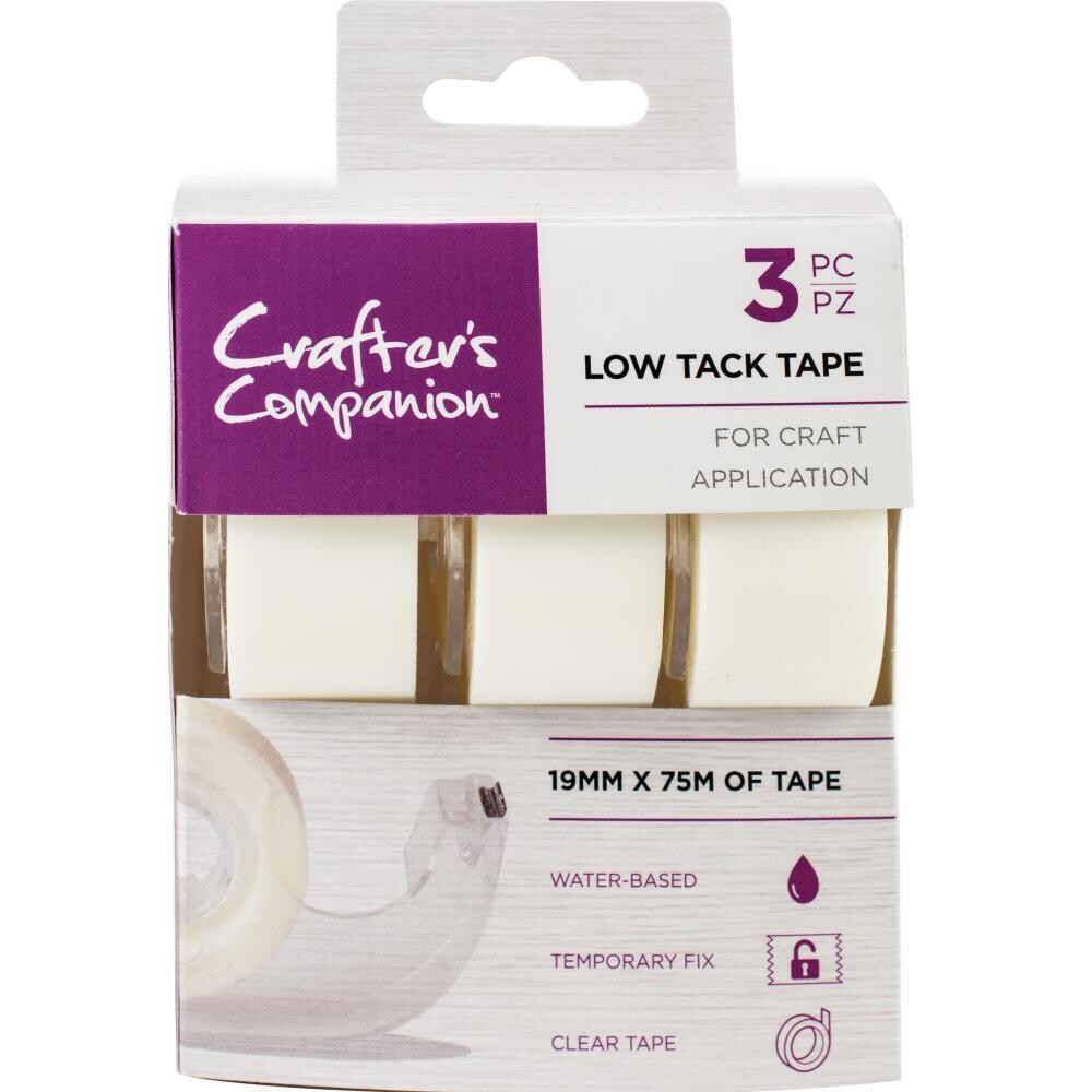 Crafters Companion - Low Tack Tape - 3 Rolls - CC-TOOL-LTT
