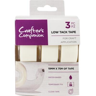 Crafters Companion - Low Tack Tape - 3 Rolls - CC-TOOL-LTT