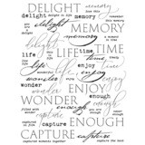 49 &amp; Market - Essentials - Defining Words 01 - Rub On Transfers - 6&quot; x 8&quot; - VB37537 - 2 Sheets