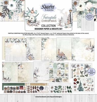 3 Quarter Designs - 12 x 12 Collection - Fairytale Christmas 