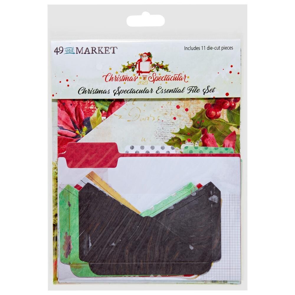 49 &amp; Market - Christmas Spectacular Collection - File Essentials - CS23-24418 - 11 pcs