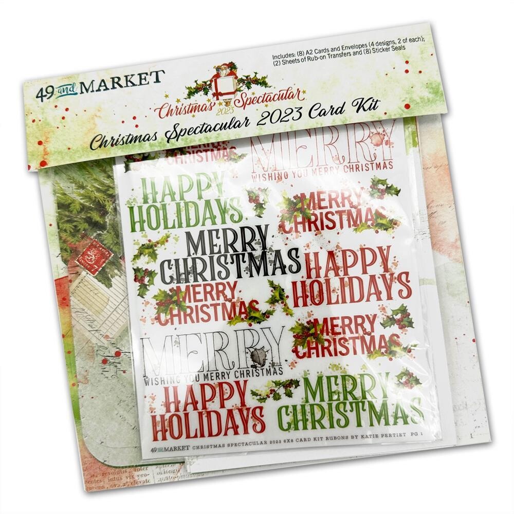 49 &amp; Market - Christmas Spectacular Collection - Card Kit - CS23-24302 - 18pcs