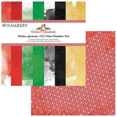 49 &amp; Market - Christmas Spectacular Collection - 12" x 12" - Foundations - CS23-24241 - 8 Sheets