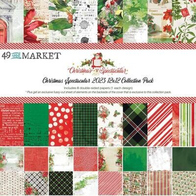 49 & Market - Christmas Spectacular - 12"x 12" Collection Pack - CS23-24234 - 8 Sheets