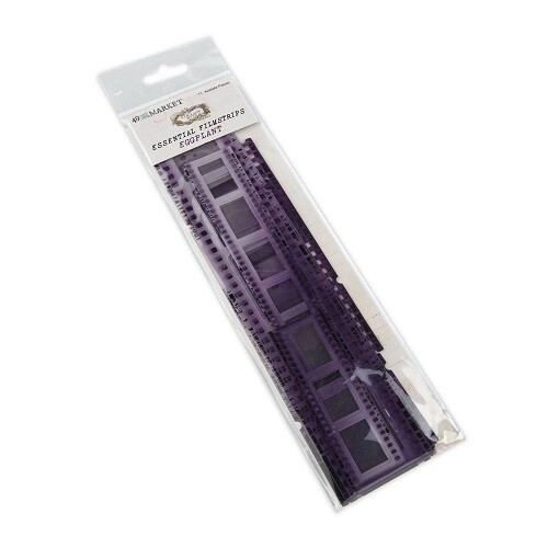 49 &amp; Market - Essential - Vintage Bits - Filmstrip Frames - Eggplant - VB37698