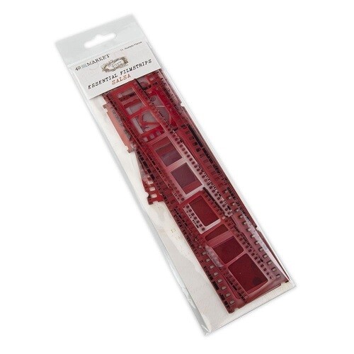 49 &amp; Market - Essential - Vintage Bits - Filmstrip Frames - Salsa - VB37674
