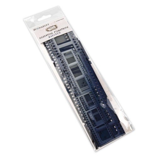 49 &amp; Market - Essential - Vintage Bits - Filmstrip Frames - Mariner - VB37681