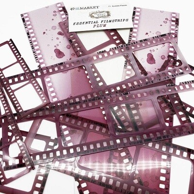 49 &amp; Market - Essential - Vintage Bits - Filmstrip Frames - Plum - VB3742