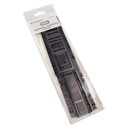 49 &amp; Market - Essential - Vintage Bits - Filmstrip Frames - Pewter - VB37711