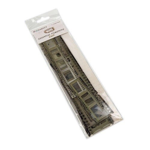 49 &amp; Market - Essential - Vintage Bits - Filmstrip Frames - Sage - VB37735