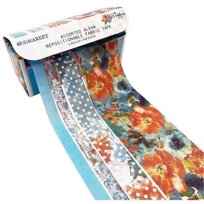 49 & Market - Alena Collection - Washi Tape - Fabric - Assortment - AOA37546 - 4 Rolls