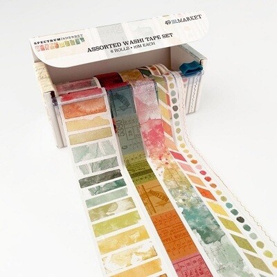49 & Market - Spectrum Sherbet Collection - Washi Tape - Assorted - SS36462