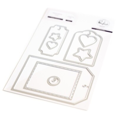 PinkFresh Studio - Shaker Tag Book - Die Set - 173822