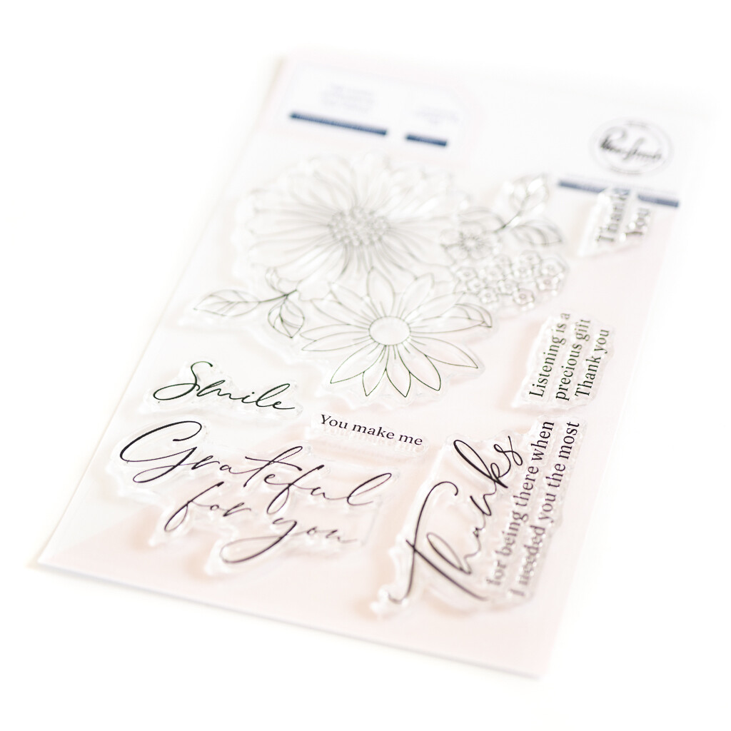 PinkFresh Studio - Thanks For Being There - Clear Stamp - 4&quot; x 6&quot; -  205623