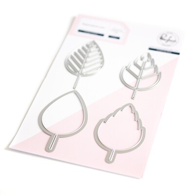 PinkFresh Studio - Foliage Shaker - Die Set -  212623 - 4 pcs