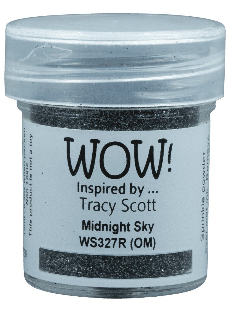 WOW Embossing Glitter Powder - Midnight Sky - Tracy Scott -  WS327R- 15ml / 1.oz