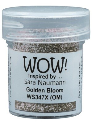 WOW Embossing Glitter Powder - Golden Bloom - Sara Naumann - WS347X- 15ml / 1.oz