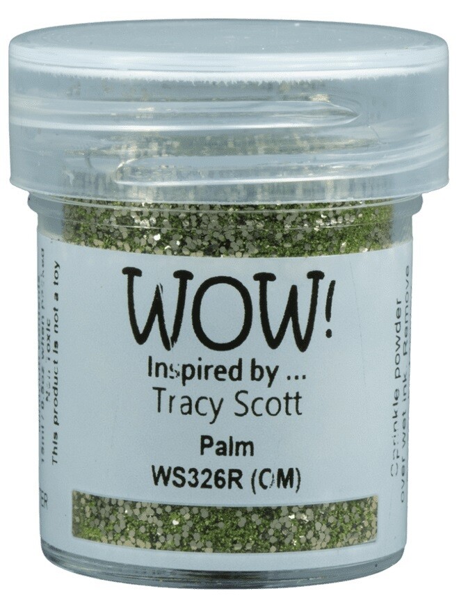 WOW Embossing Glitter Powder - Palm - Tracy Scott -  WS326R- 15ml / 1.oz