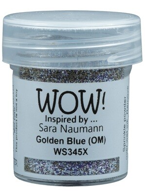 WOW Embossing Glitter Powder - Golden Blue - Sara Naumann - WS345X- 15ml / 1.oz