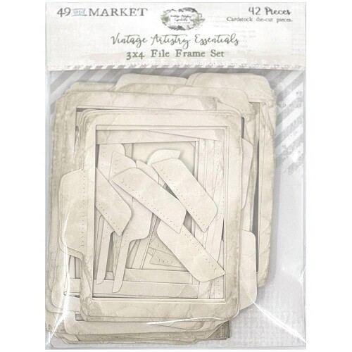 49 &amp; Market - Vintage Artistry Essentials - Frame Set - 3&quot; x 4&quot; - VAE33706 - 42 pcs