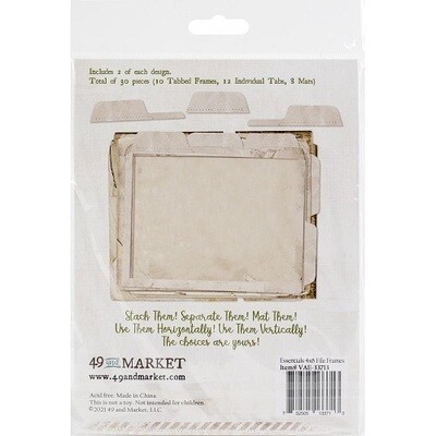 49 &amp; Market - Vintage Artistry Essentials - Frame Set  - 4&quot; x 6&quot; - VAE33713 - 30 pcs