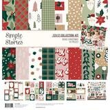 Simple Stories - Boho Christmas Collection - 12 x 12 Paper Pack - BC20600 - 12 sheets