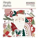 Simple Stories - Boho Christmas Collection - Die Cuts - BC20618 - 54 pcs