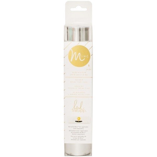 Heidi Swapp - Minc - Reactive Foil - 6&quot; x 5&#39; - Silver - 612103,