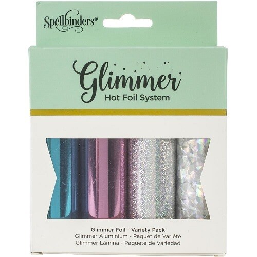 Spellbinders Paper Arts - Glimmer Foil - Variety Packs - Pack 2 - GLF012 - 4 rolls - 5&quot; x 15&#39;