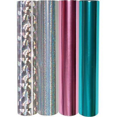 Spellbinders Paper Arts - Glimmer Foil - Variety Packs - Pack 2 - GLF012 - 4 rolls - 5" x 15'