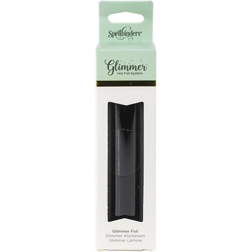 Spellbinders Paper Arts - Glimmer Foil - Black - GLF010 - 5&quot; x 15&#39; - 1 Roll