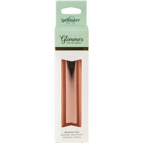 Spellbinders Paper Arts - Glimmer Foil - Rose Gold - GLF004 - 5&quot; x 15&#39; - 1 Roll