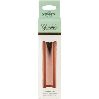 Spellbinders Paper Arts - Glimmer Foil - Rose Gold - GLF004 - 5&quot; x 15&#39; - 1 Roll